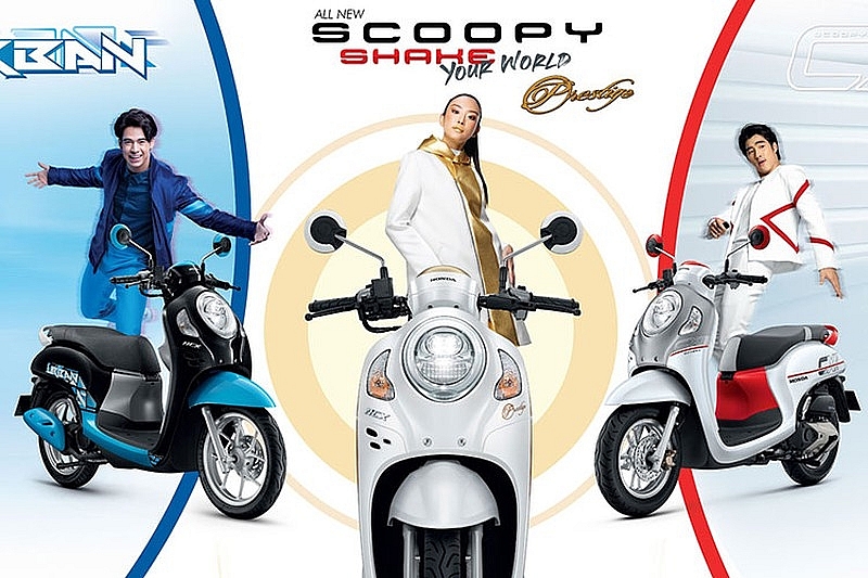 Honda Scoopy 110cc giá khoảng 58 triệu đồng ở Việt Nam